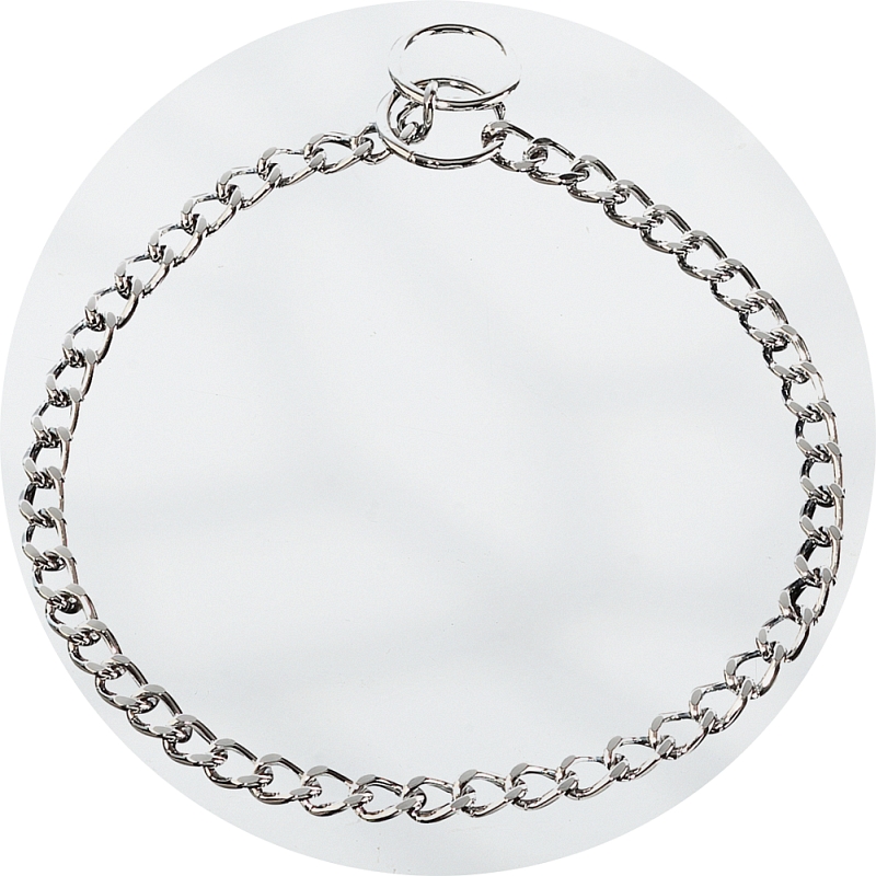 Herm Sprenger Chrome 2.5mm Flat Polished Link Slip Collar