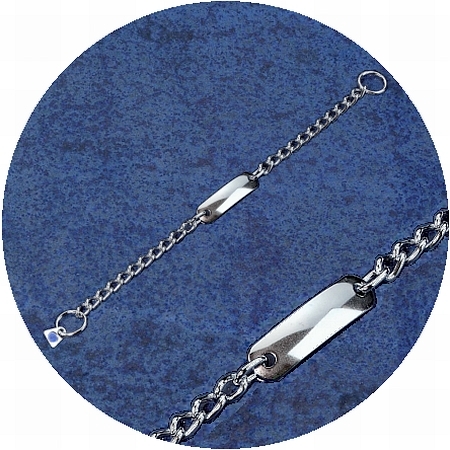 Herm Sprenger Stainless Steel 3.0mm Slip Collar with Name Plate
