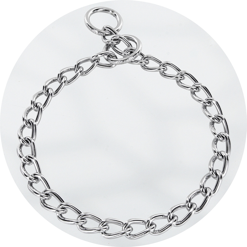 Herm Sprenger Chrome 4.0mm Round Link Slip Collar