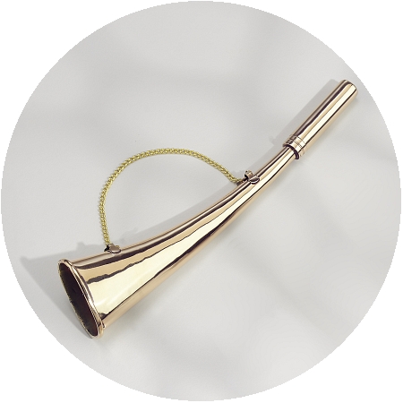 Herm Sprenger Polished Brass Signal Horn