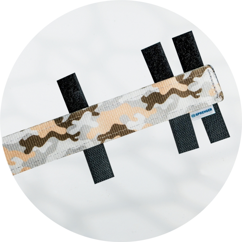 Herm Sprenger Camouflage Desert Sand Nylon Prong Collar Cover
