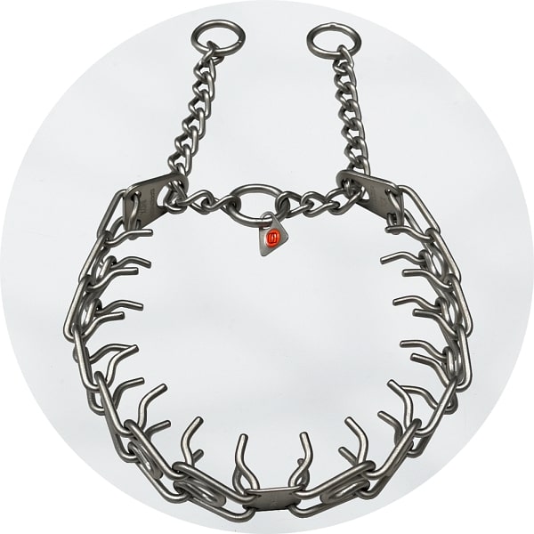 Herm Sprenger Matt Stainless Steel Easy On Short Link Ultra Plus Prong Collar