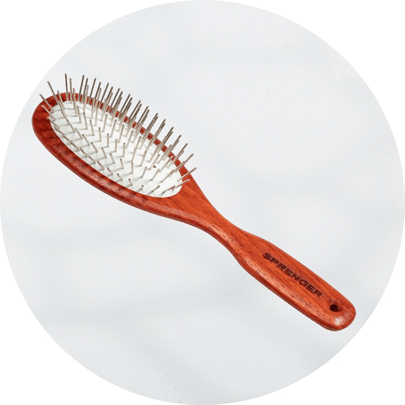 Herm Sprenger Wood Grooming Brush Extra Think 1.4mm Round Tip Pin