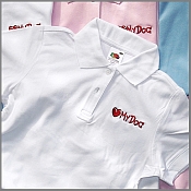 LuvMyDog Embroidered Logo Polo Shirts