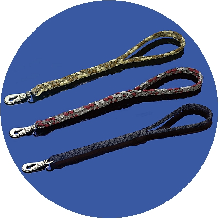 Herm Sprenger Braided Nylon Short Control Lead 49cm/19